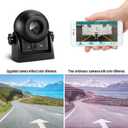 Wireless Backup Camera,1080P HD Magnetic Rear View Camera for Truck/RV/Trailer, Works with CarPlay & Android Auto/inDash Screen, NoDrill Install, Rechargeable Battery, Night Vision, IP68