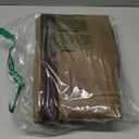 BONTHEE Extra Large Waterproof Firewood Log Carrier Canvas Firewood Holder Indoor with Shoulder Strap and Top Handles Contained Weight-Relief Pad for Easy Carry, 1_classic_brown