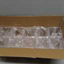 10 Pack Clear Acrylic Pen Holder Makeup Brush Holder Desktop Pencil Organizer Acrylic Pencil Cup Stationery Organizer Accessory for School Makeup Desk Office Pen Organizer