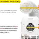 Portable Air Conditioner Hose, 5.9" Diameter Anti-Clockwise Thread, Universal Replacement AC Vent Hose Length up to 59" (Does not include coupler)