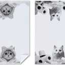 Cabana Bro Funny Cute Cat Bathroom Hand Towels Set of 2, Cat Bathroom Decor, Gifts for Cat Lovers Women Men Decorative Hand Towels for Bath Room Washroom Spa, 16x24 Inches