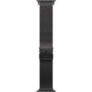 Apple Watch Band - Milanese Loop - 49mm - Black - Small