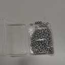 DICOSMETIC 150Pcs Memory Wire End Caps 5x2mm Stainless Steel Cord End Caps Round Half Drilled Beads Ball Shape Cord Terminators for Earrings Necklace Bracelet Jewelry Making DIY Crafts, Hole: 2mm