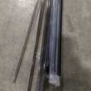 Muzata 10Pack 3.3FT/1M LED Channel Black Aluminum U Shape LED Strip Channel with Transparent Smoky Black Cover Easy Installation U1SW BB 1M