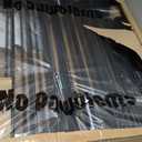 No Pawblems Free Standing Dog Gate with Door, 30'' Tall Foldable Dog Fence for Indoor & Outdoor, Up to 156 Inch Extra Wide Christmas Tree Fences for Dogs, Toddler(Black, 6 Panels)