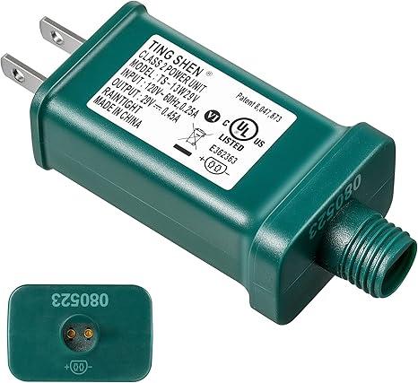 13W29V LED Power Supply,UL Certification LED Transformer Replacement Class 2 Power Supply,IP44 Low Voltage Transformer US Christmas Tree Plug Adapter for Led String Lights