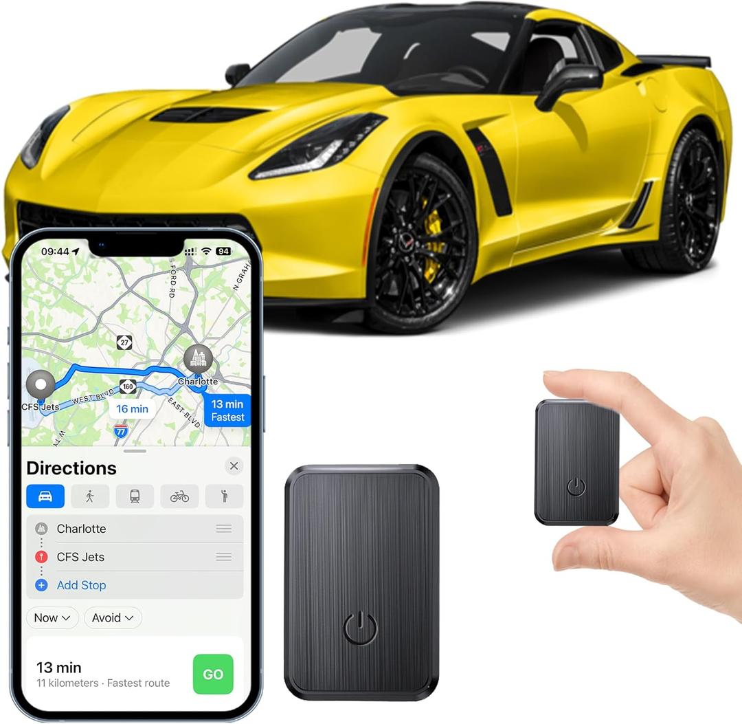 Mini Car GPS Tracker for Vehicles, Magnetic GPS Real Time Car Locator,Full Global Coverage Long Standby GPS Tracker for Vehicle,Kids,Person Location.No Subscription/No Monthly Fee