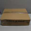 4" W 9Ft L Line Set Cover Kit for Mini Split Air Conditioners Decorative PVC Slim Line Cover for Central AC & Heat Pumps Systems Tubing Cover