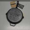 Victoria 10-Inch Day of the Dead La Catrina Cast Iron Skillet, Dia de los Muertos Seasoned Cast Iron Frying Pan with Long Handle, Made in Colombia