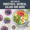 Viva Naturals Organic Chia Seeds, 2 lb (907 g)  Plant-Based Omega-3 and Vegan Protein, Gluten Free & Non-GMO, Perfect for Smoothies, Salads & Chia Pudding (32 Ounce (Pack of 1))