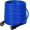 Pressure Washer Hose 50 FT 1/4" ID, Kink Resistant Power Washer Hose with M22 Fittings, Rated up to 3200 PSI