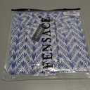 FENSACE Womens Casual Shirt Dress Ruffle Sleeve Button Down Shift Summer Dresses with Pockets (Blue, M)