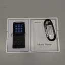 AGPTEK A02 MP3 Player with Bluetooth 5.3, 1.8 inch Screen Portable Music Player with Speaker, FM Radio, Voice Recorder, Supports Expanded Up to 128GB(Black, 32GB)