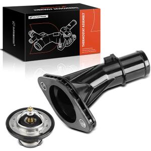 A-Premium Engine Coolant Thermostat Housing Assembly Compatible with Hyundai Elantra 2011-2016, Elantra Coupe 2013-2014, Elantra GT 2013-2017, Accent, Veloster & Kia Forte, Forte Koup, Forte5, Rio
