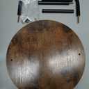 Teecyhooo 4 Pcs Wooden Pizza Stands Tiered Serving Tray Stand with 3 Pizza Servers for Pie Cupcake Dessert Cheese Party Restaurant