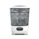 Baby Brezza Bottle Sterilizer and Dryer Advanced 33% Faster - Largest Capacity Steam Sanitizer - Universal Sterilization Machine for All Bottles + Pump Parts - HEPA Air Filter