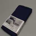 Linen Closet Luxury Cotton Percale King Pillowcases, Set of 2, Navy