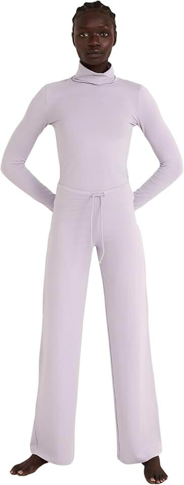 Organic Basics Women's Everyday Long Sleeve Turtleneck Shirt X-SMALL