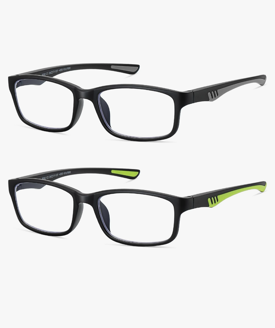 Sport Reading Glasses Men Photochromic Lens Blue Light Blocking Computer Reader Wide Style Spring Hinge Eyeglass LK6082 1.25