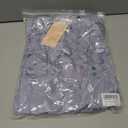 dowerme Women's Casual Dresses 2025 Fall Fashion Long Sleeve Button Up Floral Print Belted Tiered Boho Maxi Party Dress (Purple, XL)