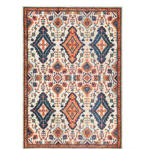Diamond Drops Rug.Size: 5'3"x7'7"