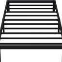 EMODA 10 Inch Twin Bed Frames No Box Spring Needed, Heavy Duty Metal Twin Platform Bed Frame, Noise Free, Easy Assembly, Black