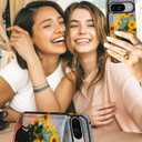 Shorogyt for Google Pixel 9/for Pixel 9 Pro Wallet Case with Card Holder - Sunflower Cat Design Kickstand for Magnetic Clasp Back Flip Folio Leather Phone Cases for Pixel 9/9 Pro Case for Women Girls