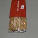 24 PCS Velvet Christmas Tree BowsChristmas Wreath Bows,Rustic Crafts Gift Bows for Christmas Tree Indoor Outdoor Decoration(3/8'' Wide, 5 * 7 inch) Khaki