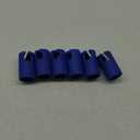 Geelin 6 Pcs 1 Inch Trampoline Net Pole Cap Trampoline Enclosure Pole caps Replacement Parts for Flat Steel Sheet Top Ring System, Blue