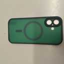 Magnetic for iPhone 17 Case with Camera Control Button, Includes 2 Tempered Glass Screen Protectors, MagSafe Compatible Translucent Matte Phone Case for iPhone 17, Forest Green