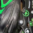 MammyGol Adjustable Inline Skates for Kids Boys Girls Youth Blades Roller Skates with Light up Wheels Ages 4-16 (Large - Youth (5-8US), Green)