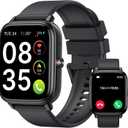 Smart Watch for Men Women (Answer/Make Calls),1.83" HD Touchscreen Fitness Tracker, 480Hrs Playtime,112+ Sports Modes,Fitness & Sleep Tracker,Health,Fitness Watch for Android/iOS,IP68 Waterproof,Black