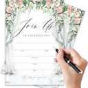 Join Us In Celebrating - Invitation Cards with Envelopes Pack of 20 (4"x6") - Floral Invitations for Baby Shower, Wedding, Bridal Shower, Baptism, etc.(144)