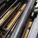 Bunk Bed Full XL Over Queen for Adults,Heavy Duty Metal Bunk Bed Frame with Guardrail and Ladder, No Box Spring Needed, Black