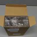 Epakh 2 Pieces 4 Compartment Acrylic Cube Organizer 4 Section Clear Acrylic Pencil Holder Small Drawer Organizer for Makeup Brush Crayon Desk Home Office Back to School Supplies