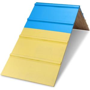 Spiareal Dog Agility Equipment 83.5 x 23.6 Inch Agility A-Frame Agility Training Equipment for Dogs Jumping Outdoor Dog Ramp Dog Agility Course Equipment for Climbing Playground, Yellow Blue