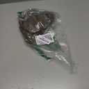 Brown 2x60Inch Faux Fur Shaggy Plush Faux Fur, Fabric Precut Strips Fluffy Fuzzy Faux Fur, Craft Beard Hair, Beard Miniature Dolls Rugs Mats Gift, Winter Halloween Christmas Costume Party Decor