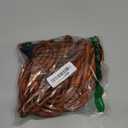 BTINESFUL Tie-Out Check Cord Long Rope Dog Leash, 8ft 12ft 20ft 30ft 50ft 75ft Dog Lead- Large Medium Dogs Tether for Yard Training, Playing, Camping, or Backyard (30ft, Orange Black)