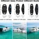 Boat Fenders Easy to Install Bumper for Docking Ideal Fender for Pontoon, Bass, Jet Ski and Fishing Boats