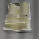 Flickering Flameless Candles with Remote and Timer, Realistic LED Candles, Battery Operated Candles for Christmas Home Wedding Birthday Decoration, Real Wax Set of 3(Ivory White)