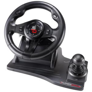 SUBSONIC Superdrive - GS550 steering wheel with pedals, paddles, shifter, vibration racing wheel for Switch 2, Switch, Xbox Serie X/S, PS4, Xbox One, PC SUBSONIC Superdrive - GS550 steering wheel with pedals, paddles, shifter, vibration racing wheel for Switch 2, Switch, Xbox Serie X/S, PS4, Xbox One, PC