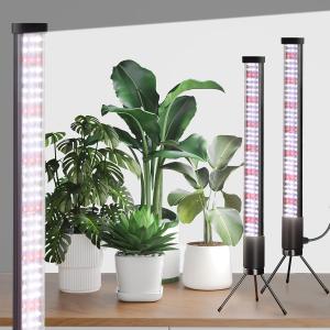 2-Pack, T10 Vertical Grow Light, 6000K Full Spectrum Desktop Plant Light 16.7",Hung or Stood, with 3 Modes & 5 Dimming Levels, Suitable Small & Medium Plants Indoors, Auto On Off Timing 4/8/12/18Hrs