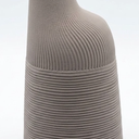 HD Designs Porcelain Decorative Vase Elegant Beige Home Decor for Living Room, Bookshelf, Mantel, Entryway Table & Console Décor | Shelf Decorations Easter Gift