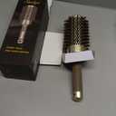 Sndyi Large Round Brush for Blow Out, 2.1 Inch Nano Thermal Ceramic Ionic Round Hair Brush with Boar Bristles, Boost Shine and Volume, Quick Blow Drying and Styling, Best for Long Thick Hair