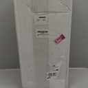 Black Post-Mount Mailboxes for Outside, RAINHOL Metal Mailbox, Galvanized Steel Outside Mail Boxes, Medium Capacity, 19 x 8.7 x 6.7 Inches (Black(grey Flag))