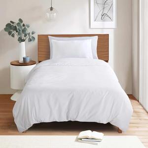 Mejoroom White Twin Duvet Cover Set - Soft and Breathable Twin Bedding with Zipper Closure, 2Pieces, 1 Duvet Cover (68x90) and 1 Pillow case(20x26) OEKO-TEX STANDARD 100