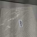 Ultra Thin Indoor Door Mat, Washable Door Mat Indoor Entrance, Non Slip Rubber Backing Doormat Low-Profile Inside Entryway Mat, Unique Herringbone Design Entry Mat, Khaki, FOLD, 43x75cm