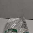 jinchan Boho Kitchen Curtains Linen Tier Curtains 24 Inches Bohemian Cafe Small Drapes Gray Striped Mudcloth Farmhouse for Bathroom RV Camper Light Filtering Rod Pocket 2 Panels Sage Green