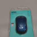 Logitech M185 Wireless Mouse, 2.4GHz with USB Mini Receiver, 12-Month Battery Life, 1000 DPI Optical Tracking, Ambidextrous, Compatible with PC, Mac, Laptop - Blue