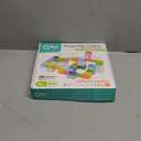 QBI Magnetic Building Blocks Car Track Set, 46PCS STEM Learning Toys for Kids Ages 4-8, Sensory Magnetic Blocks with 2 Push-and-go Cars | Educational Montessori Magnet Cubes for Boys & Girls (4 Years Old (46 Pieces))